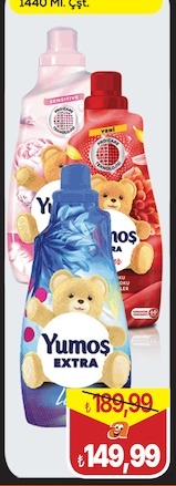 Yumoş Extra Çeşitleri 1440 Ml