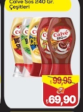 Calve Sos 240 Gr Çeşitleri