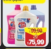 Porçöz Yüzey Temizleyici 2.5 Lt Çeşitleri