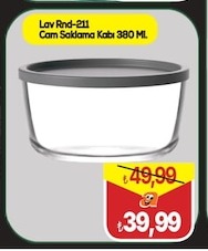 Lav Cam Saklama Kabı 380 Ml