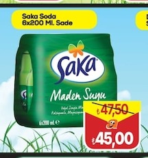 Saka Soda 6X200 Ml Soda
