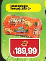 Tahsildaroğlu Tereyağ 300 Gr.
