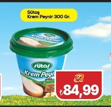 Sütaş Krem Peynir 300 Gr