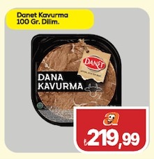 Danet Kavurma 100 Gr. Dilim.