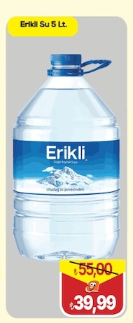 Erikli Su 5 Lt.