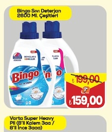 Bingo Sıvı Deterjan (2600 Ml)