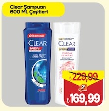Clear Şampuan 600 Ml Çeşitleri
