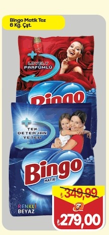 Bingo Matik Toz 6 Kg.