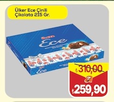 Ülker Ece Çinili Çikolata 215 Gr.