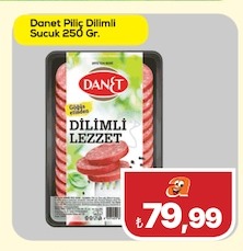 Danet Piliç Dilimli Sucuk 250 Gr.