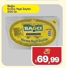 Bağcı Kırma Yeşil Zeytin 200 Gr.