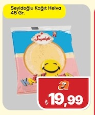 Seidoglu Kagıt Helva 45 Gr.