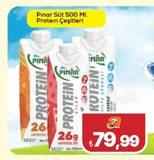 Pinar Süt 500Ml Protein Çeşitleri