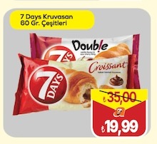 7 Days Kruvasan 60 Gr. Çeşitleri