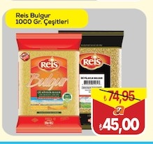 Reis Bulgur 1000 Gr. Çeşitleri