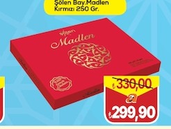 Şölen Bay. Madlen Kırmızı 250 Gr.
