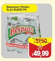 Beypazari Maden Suyu 6X200 Ml