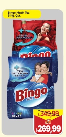 Bingo Matik Toz 6 Kg.