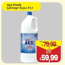 Açe Klasik Çamaşır Suyu 4 Lt