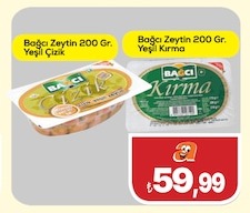 Bağci Zeytin 200 Gr. Yeşil Çizik