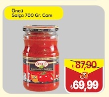 Öncü Salça 700 Gr. Cam