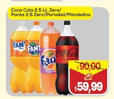 Coca Cola 2.5 Lt Zero