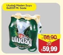 Uludağ Maden Suyu 6X200 Ml.