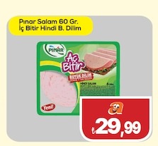 Pinar Salam 60 Gr. İç Bitir Hindi B. Dilim