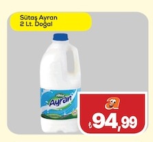 Sutas Ayran 2 Lt. Dogal