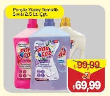 Porcoz Yuzey Temizlik Sivisi 2.5 Lt. Cst.