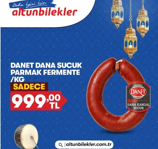 Danet Dana Sucuk Parmak Fermente /Kg