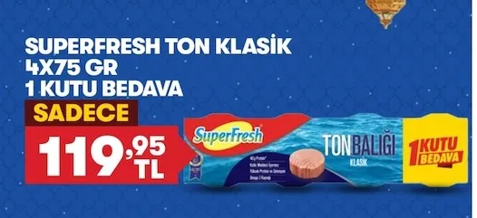 Superfresh Ton Klasik 4X75 Gr