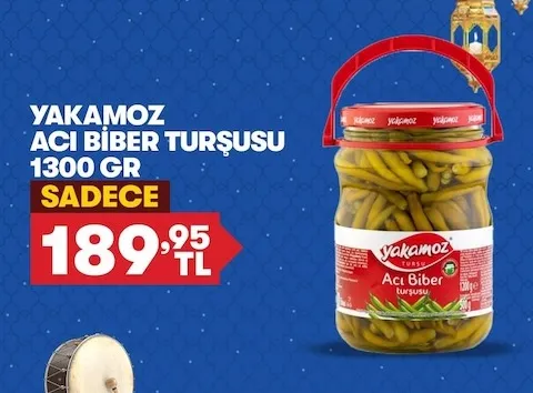 Yakamoz Aci Biber Tursusu 1300 Gr