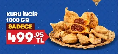 Kuru İncir 1000 Gr