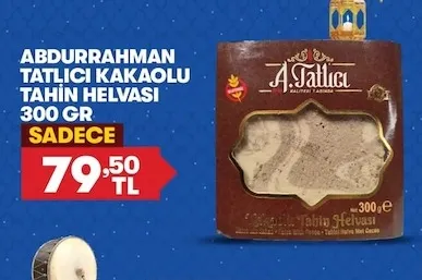 Abdurrahman Tatlıcı Kakaolu Tahin Helvası 300 Gr
