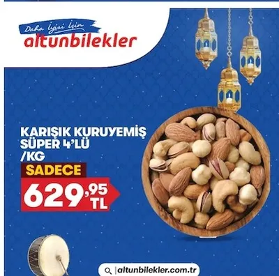 Karışık Kuruyemiş Süper 4'Lü /Kg