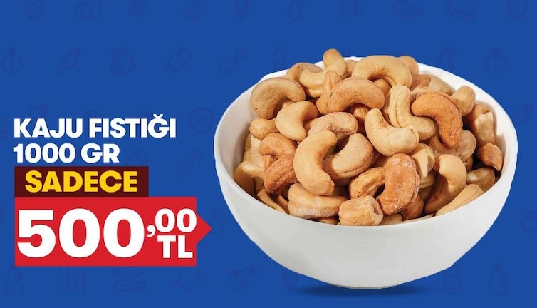 Kaju Fıstığı 1000 Gr