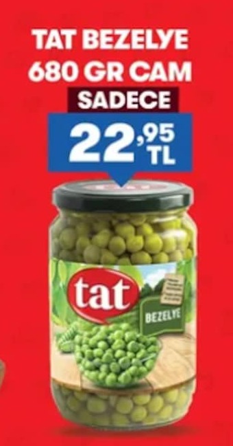 Tat Bezelye 680 Gr Cam