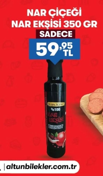 Nar Çiçeği Nar Ekşisi 350 Gr