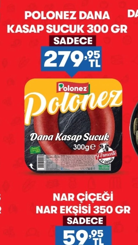 Polonez Dana Kasap Sucuk 300 Gr