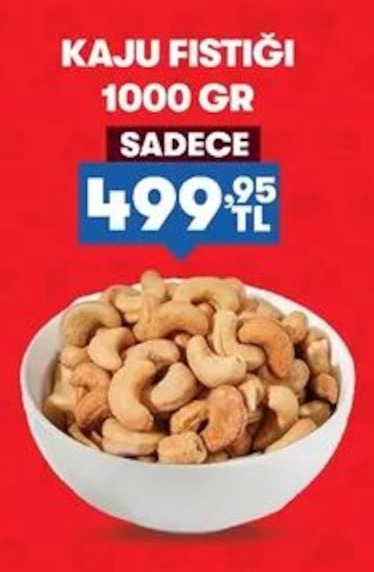 Kaju Fıstığı 1000 Gr