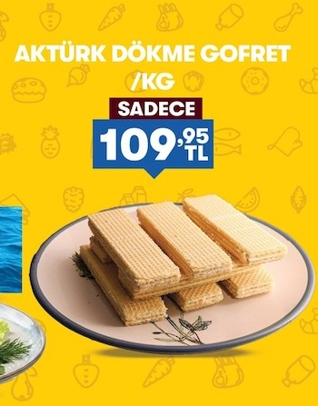 Aktürk Dökme Gofret 1 Kg