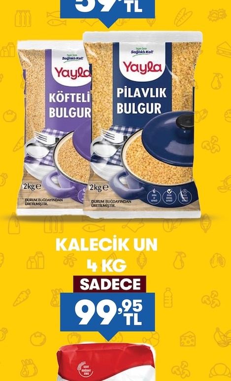 Yaylá Köftelik Bulgur Ve Pilavlık Bulgur 2 Kg