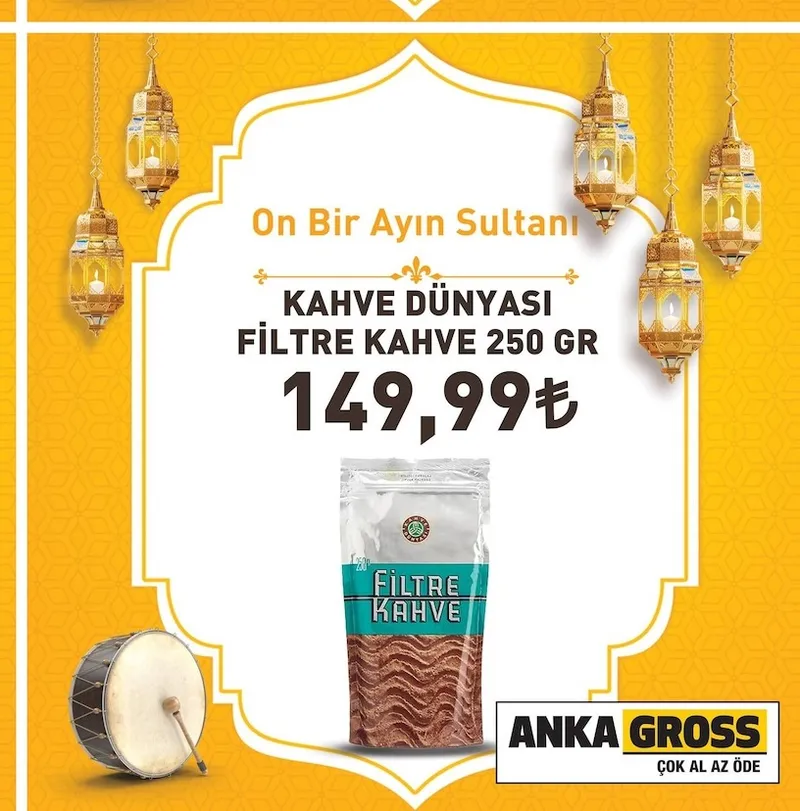 Kahve Dünyası Filtre Kahve 250 Gr