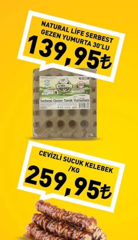 Natural Life Serbest Gezen Yumurta 30'Lu