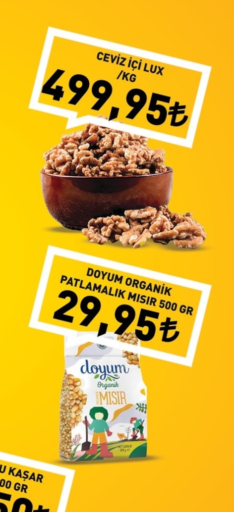 Doyum Organik Patlamalık Mısır 500 Gr