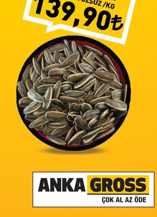Anka Gross Kabuklu Ayçekirdeği 1Kg