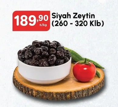 Siyah Zeytin (260 - 320 Klb)
