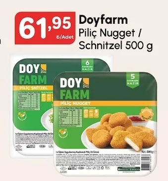 Doyfarm Piliç Nugget / Schnitzel 500 G
