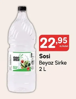 Sosi Beyaz Sirke 2 L